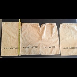 Louis Vuitton dust bags